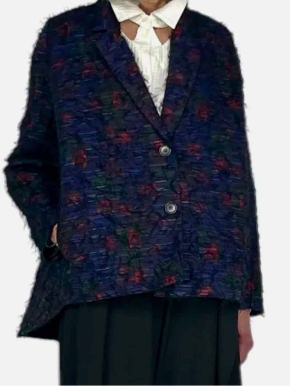 Henrik Vibskov Multicolor Textured Blazer Jacket S/M Scandinavian Designer
